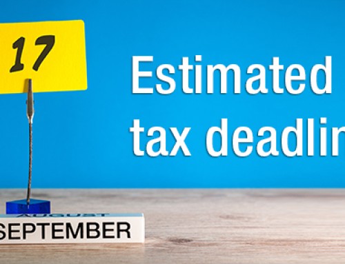 Do You Need to Make an Estimated Tax Payment by September 17?
