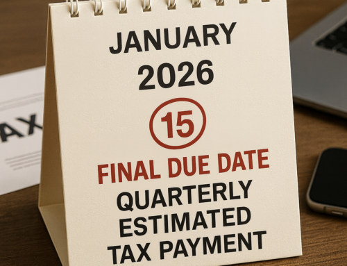 Individual Q4 Estimated Tax Payment Reminder: January 15, 2026 Deadline
