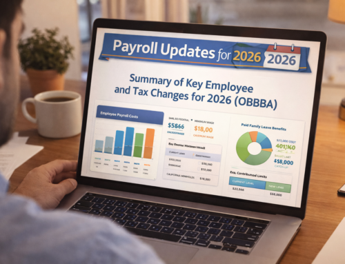 Key Employee Payroll and Tax Changes for 2026 (OBBBA)